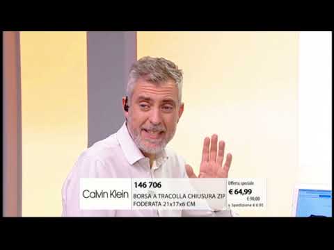 GM24TV MODA UOMO CALVIN KLEIN BORSA TRACOLLA CON PATRICK VOM BRUCK