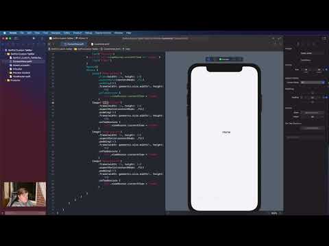 Xcode 12 build a Custom IOS TabView (TabBar) with SwiftUI