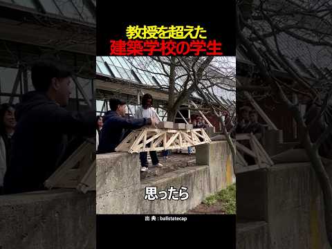 教授を超えた建築学校の学生
