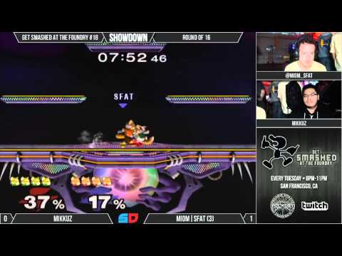 Get Smashed at the Foundry #18 - Winner Ro16 - Mikkuz (Fox) v MIOM|SFAT (Fox)