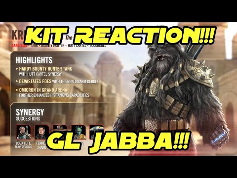 GL Jabba Announcement and Krrsantan Kit Reaction!!!