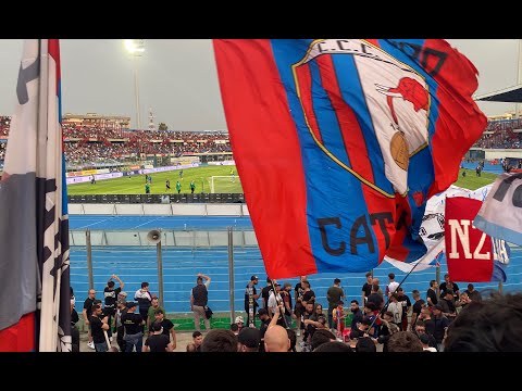 Catania – Atalanta U23 0-1, pre e post partita dei tifosi rossazzurri – VIDEO