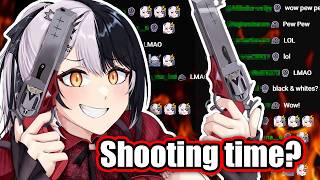Shiori Goes Full Trigger Happy【Hololive】
