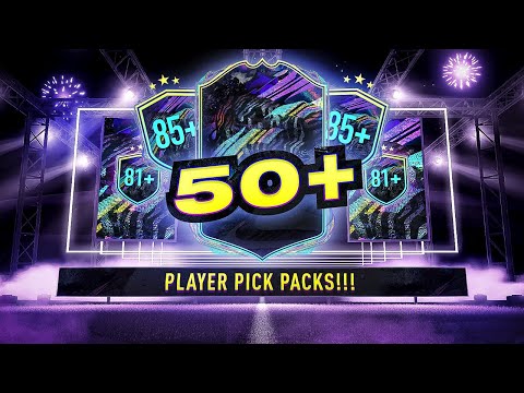 HUGE FUTURE STARS PACKED! 50x 81+ PLAYER PICK PACKS!