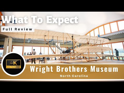 Wright Brothers Museum - NC North Carolina - Outer Banks OBX - Kill Devil Hill - Flight [4K]