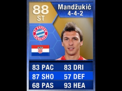 FIFA 13 TOTS MANDZUKIC 88 Player Review & In Game Stats Ultimate Team