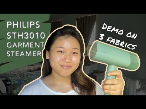 Philips STH3010 Garment Steamer Review & Demo | Small Foldable Handheld Steamer