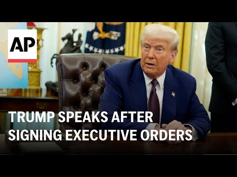 Trump signs executive orders