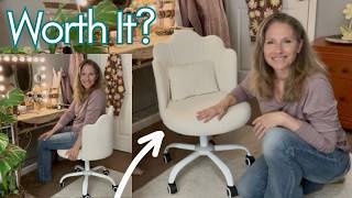 Is the BestGlory Petal Vanity Chair a Good Buy? Available in Pink and Black Too! Full Review