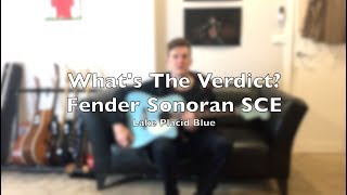 Video thumbnail for WHAT'S THE VERDICT? Fender Sonoran SCE Review and Demo by PurplepingersTV