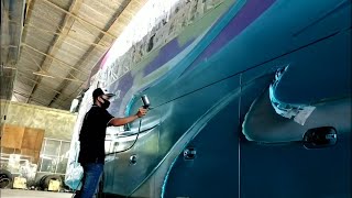 Download lagu PROSES REPAINT WARNA BIRU BUS NUSANTARA BUBBLE GUM - JETBUS HD | part 1 mp3