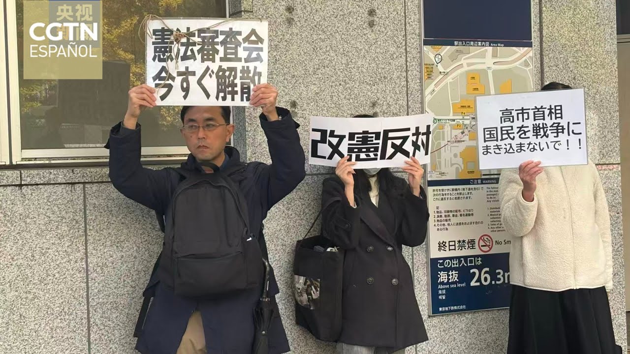 Japoneses exigen a Takaichi retractarse de declaraciones erróneas sobre provincia china de Taiwan