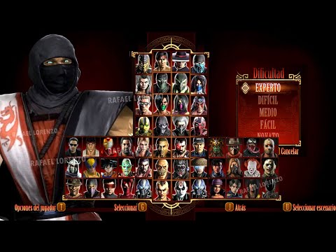 Mortal Kombat 9 - KLASSIC NINJA Kenshi Skin MOD DLC MK9 and more - Gameplay (1080p) - 60ᶠᵖˢ
