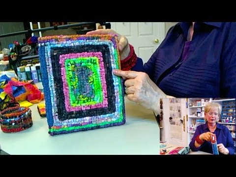 Locker Hooking For Beginners - HowToGetCreative.com with Barb Owen