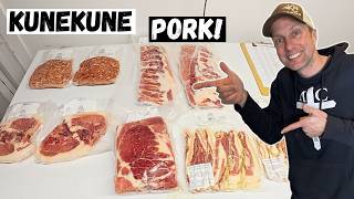 Kunekune Pork Processing Results (Hanging Weight to Freezer)