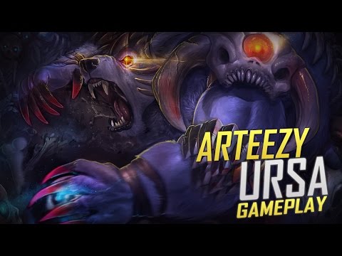 Arteezy playing Ursa (Gameplay)