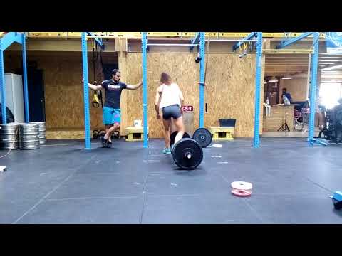 Erin Sims CrossFit Electron Besançon Be-NN Battle 2018 WOD 3