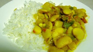 Ital Curried Lima Beans