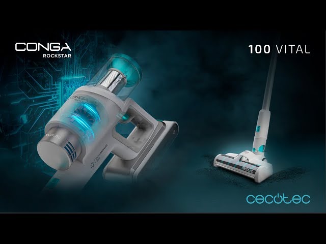 Pack Robot Cecotec 3290 + Aspirador Vertical Cecotec Rockstar Vital 100 video