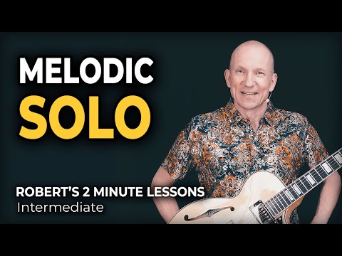 Melodic Guitar Solo in G - Robert's 2 Minute Lessons (35)