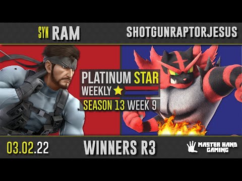 PSW S13:W9 - SYN | ram (Snake) vs shotgunraptorjesus (Snake, Incineroar) - WR3