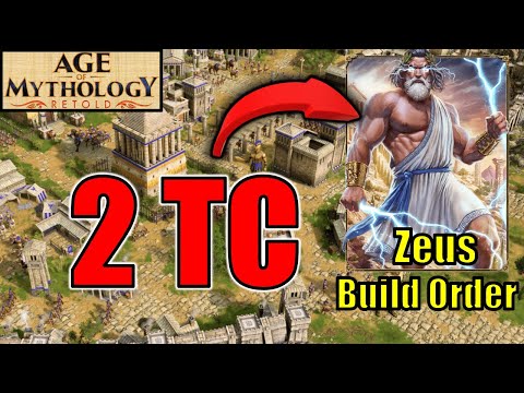 2 TC | Zeus Build Order Guide + expert Gameplay | Age of Mythology Retold