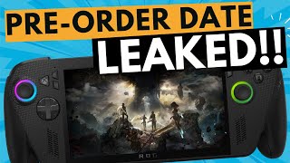 ROG Xbox Ally: Pre-Order Date LEAKED!!