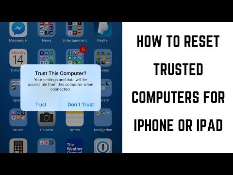 How to Reset Trusted Computers for iPhone or iPad