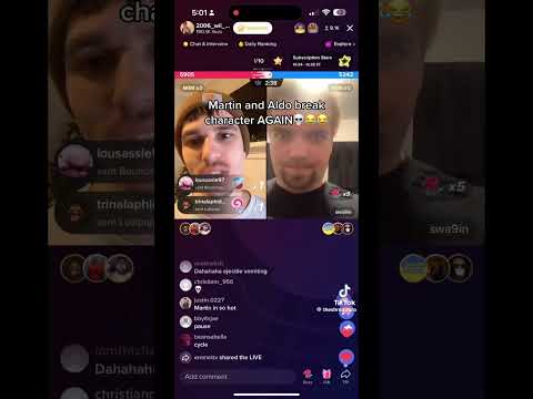 Martin and Aldo break character #funny #tiktok #aldo #martin #notmyvideo #2024