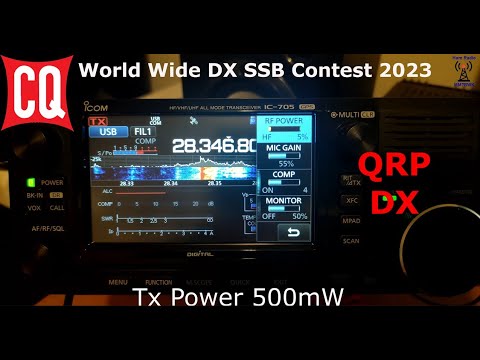 Ham Radio CQ World Wide DX SSB Contest 2023 - QRP 10m Band