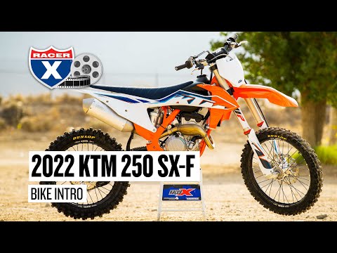 2022 KTM 250 SX-F New Model Bike Introduction | Racer X Films
