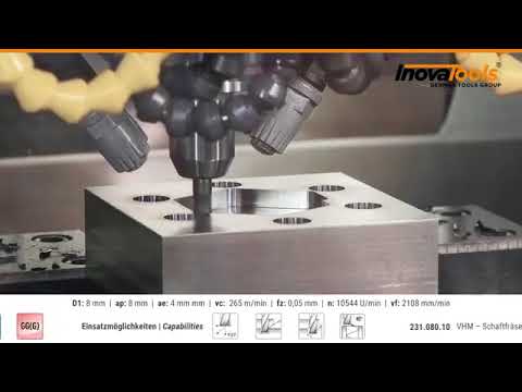 InovaTools / 231 080 10 / Solid carbide mills