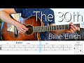 The 30th (Billie Eilish) - TABS Tutorial (fingerstyle guitar)