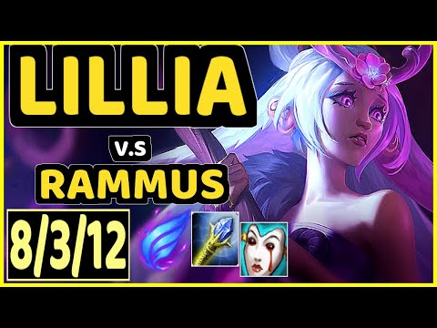 NIGHTBLUE3 (LILLIA) vs RAMMUS - 8/3/12 KDA JUNGLE GAMEPLAY - NA Ranked DIAMOND