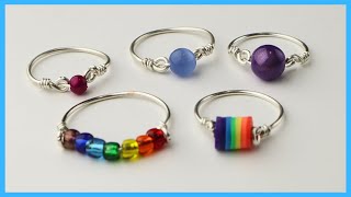 Day 1 - 10-Day Rings to Make & Sell Challenge // Easy Wire Ring Tutorial