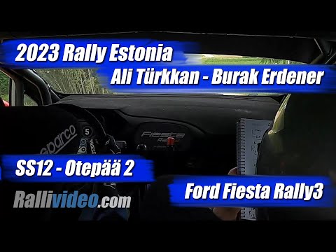INCAR // 2023 Rally Estonia / Ali Türkkan - Burak Erdener / SS12 - Otepää 2 / Ford Fiesta Rally3
