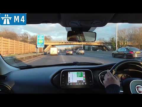 M25/M4 Motorway Toward Central London