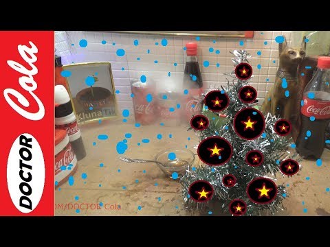 Coca Cola Christmas tree Toy - Beautiful DIY Coca Cola Challenge - Experiment Coca Cola Decoration Video