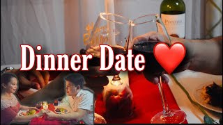 How to Set up Very Simple Romantic Dinner Date | Birthday At Home