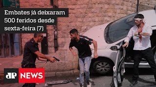 Confrontos entre palestinos e polícia israelense deixam mais de 500 feridos