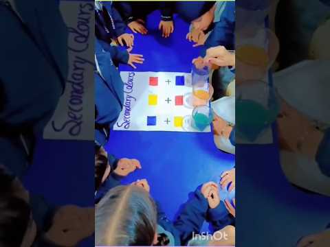 Colour activities in nursery aim to boost cognitive development through recognition🤩