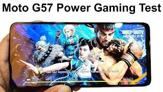Moto G57 Power - Gaming Test (BGMI /PUBG Mobile, Call of Duty Mobile, Asphalt Legends Unite)