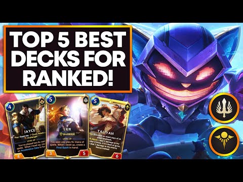 5 BEST DECKS To Climb MASTERS LADDER in Patch 4.2 (Gameplay Included!) | Legends of Runeterra Decks