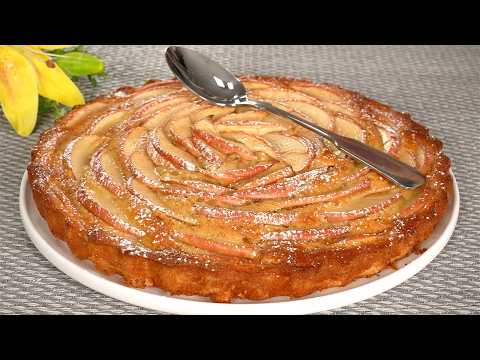 The famous 4 tablespoon apple pie that melts in your mouth! Simple and delicious