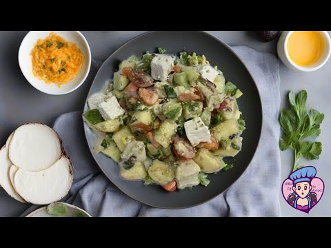 Ensalada de Pollo, Manzana y Aguacate: Fresca y Nutritiva