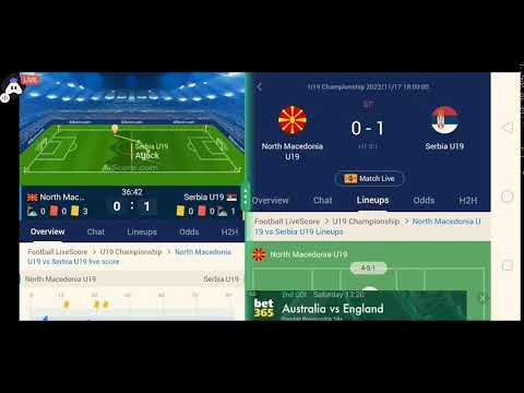 North Macedonia U19 Vs Serbia U19 football live