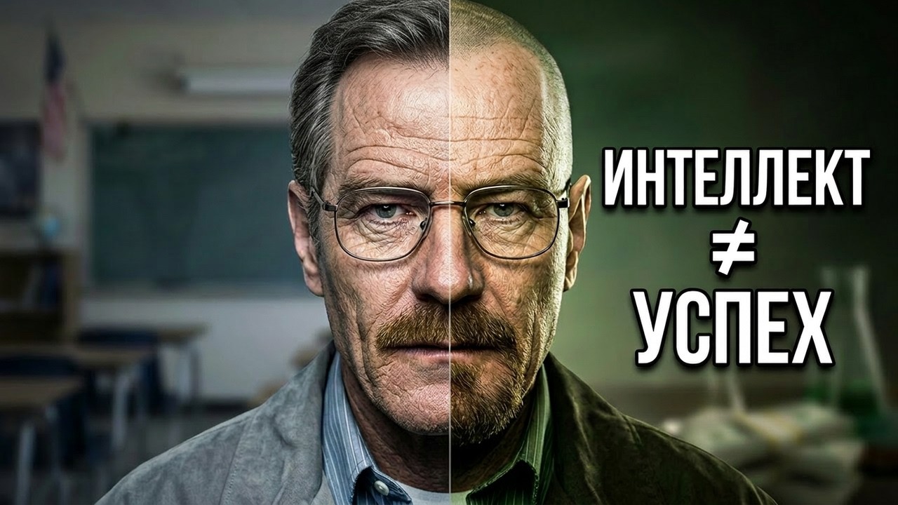 Как Уолтер Уайт слил свою жизнь, несмотря на интеллект