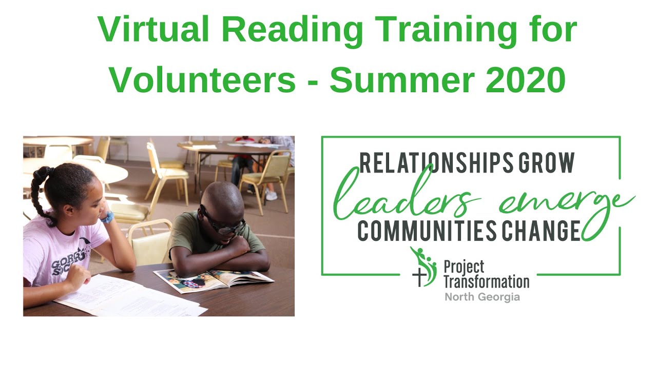 Virtual Reading Volunteer Training