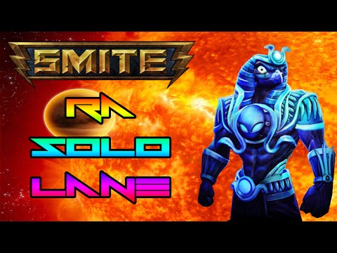 Smite: Ra Conquest Solo Lane Gameplay - 10 Minute Surrender BB!