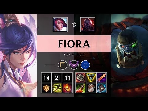 Fiora Top vs Sion - EUW Master Patch 25.12